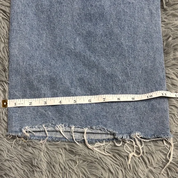 Distressed Light Blue Wide Leg - Picture 14 of 16